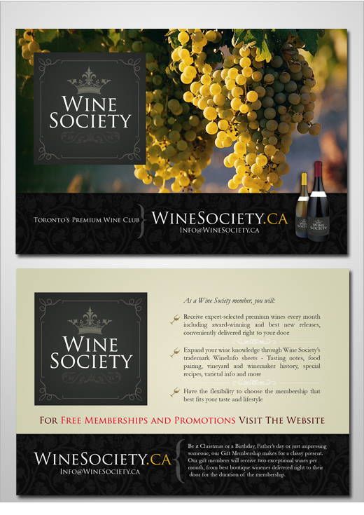wine society print