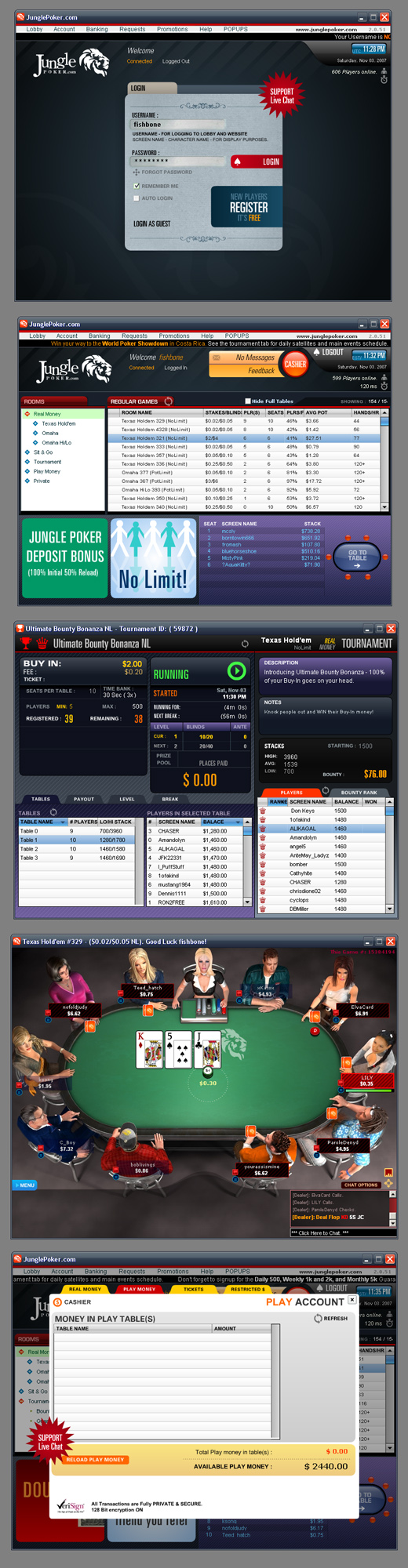 Jungle Poker IxDA