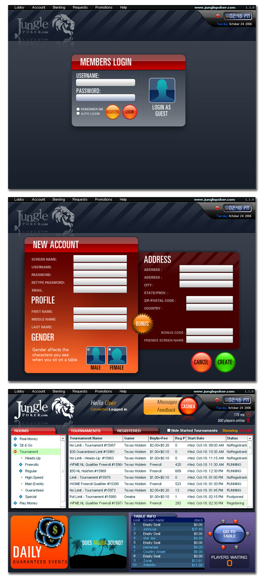 JunglePoker Screenshots